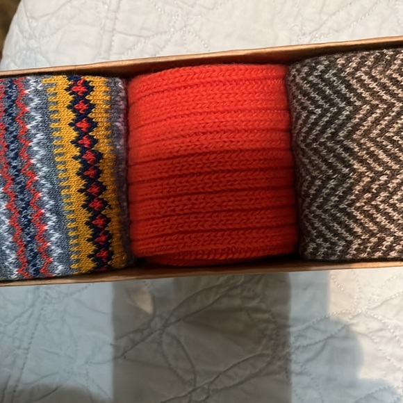J Crew box set three pack, boot socks Lambswool blend. new in box. - Picture 3 of 3